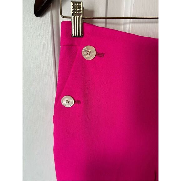 J.Crew high-rise wide leg, pink trousers sailor style with pockets - Picture 5 of 8